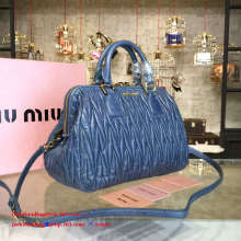 Miu Miuu original Oil wax 33CM Top handle bag JLY6010581