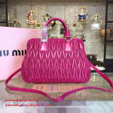 Miu Miuu original Oil wax 33CM Top handle bag JLY6010584