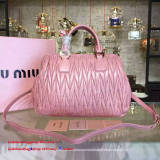 Miu Miuu original Oil wax 33CM Top handle bag JLY6010583