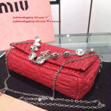 Miu Miuu original NAPPA CRISTAL mini shoulder bag JLY6010242