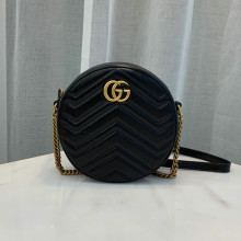 Gucci GG Marmont mini round shoulder bag 550154 59EY9022365