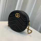 Gucci GG Marmont mini round shoulder bag 550154 59EY9022365