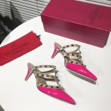 Valentino Garavani Rockstud Patent Leather sandal 65MM 9031216