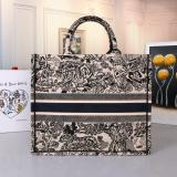 Dior Book Tote bag in embroidered canvas BF75 9031403