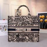 Dior Book Tote bag in embroidered canvas BF75 9031403