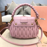 Miumiu 4 colors lambskin Matelasse 5BH111 shoulder bag JLY9042462