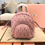 Miumiu 4 colors lambskin Matelasse mini Backpack JLY9042464