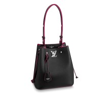 Louis vuitton calfskin leather lockme-bucket M54677 9050858