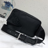 Prada original nylon men Belt bag 1B010 XM9052103