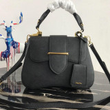 Prada original Saffiano Calfskin Sidonie Medium 1BN005 XM9052204