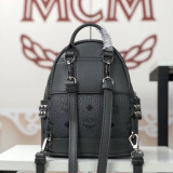 MCM Super mini 11 Colors Stark Side Studs Bebe Boo Backpack in Visetos BH9061905