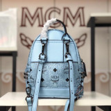 MCM Super mini 11 Colors Stark Side Studs Bebe Boo Backpack in Visetos BH9061905