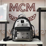 MCM Super mini 11 Colors Stark Side Studs Bebe Boo Backpack in Visetos BH9061905