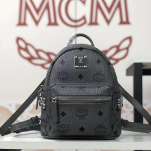 MCM Super mini 11 Colors Stark Side Studs Bebe Boo Backpack in Visetos BH9061905
