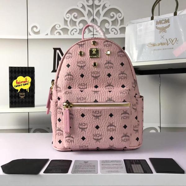 MCM 3 colors Stark Classic Backpack in Visetos Small Backpack BH9061902