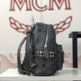 MCM Super mini 11 Colors Stark Side Studs Bebe Boo Backpack in Visetos BH9061905