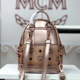 MCM Super mini 11 Colors Stark Side Studs Bebe Boo Backpack in Visetos BH9061905