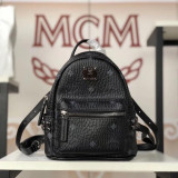 MCM Super mini 11 Colors Stark Side Studs Bebe Boo Backpack in Visetos BH9061905