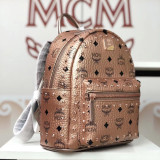 MCM 6 Colors Stark Side Studs Bebe Boo Backpack in Visetos BH9061908