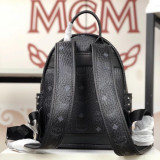 MCM 6 Colors Stark Side Studs Bebe Boo Backpack in Visetos BH9061908