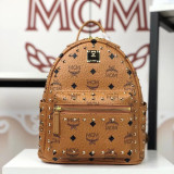 MCM 6 Colors Stark Side Studs Bebe Boo Backpack in Visetos BH9061908