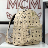 MCM 6 Colors Stark Side Studs Bebe Boo Backpack in Visetos BH9061908