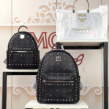 MCM 6 Colors Stark Side Studs Bebe Boo Backpack in Visetos BH9061908