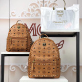 MCM 6 Colors Stark Side Studs Bebe Boo Backpack in Visetos BH9061908