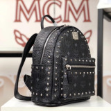 MCM 6 Colors Stark Side Studs Bebe Boo Backpack in Visetos BH9061908