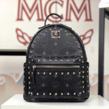 MCM 6 Colors Stark Side Studs Bebe Boo Backpack in Visetos BH9061908