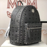 MCM 6 Colors Stark Side Studs Bebe Boo Backpack in Visetos BH9061908