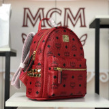 MCM 11 Colors Stark Side Studs Bebe Boo Backpack in Visetos BH9061915