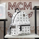 MCM 11 Colors Stark Side Studs Bebe Boo Backpack in Visetos BH9061915