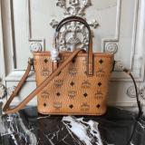 MCM mini  Stark Classic in Visetos shopping bag BH9061911
