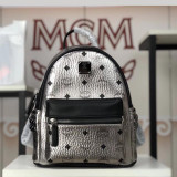 MCM 11 Colors Stark Side Studs Bebe Boo Backpack in Visetos BH9061915