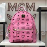 MCM 11 Colors Stark Side Studs Bebe Boo Backpack in Visetos BH9061915