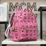 MCM 11 Colors Stark Side Studs Bebe Boo Backpack in Visetos BH9061915