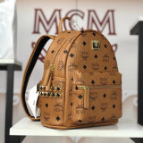 MCM 11 Colors Stark Side Studs Bebe Boo Backpack in Visetos BH9061915