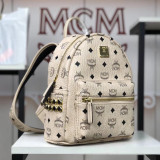 MCM 11 Colors Stark Side Studs Bebe Boo Backpack in Visetos BH9061915