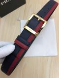 Prada original belt 6 colors 35mm MJ90624017