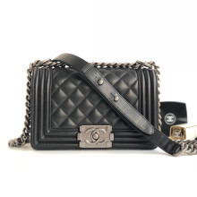 Chanel original Lambskin Leboy handbag 20CM SL9070405