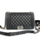 Chanel original Grained Calfskin Leboy handbag 25CM SL9070407