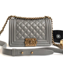 Chanel original Lambskin Leboy handbag 20CM SL9070404