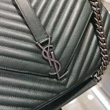 Saint Laurent Original college Large in Matelasse “Y” leather 392738 FT9070702