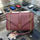 Saint Laurent Original college Large in Matelasse  “Y”  leather 392738 FT9070701