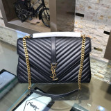 Saint Laurent Original college Large in Matelasse  “Y”  leather 392738 FT9070701