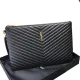 Saint Laurent Original Monogram Clutch leather FT9070715
