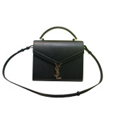 Saint Laurent Original Cassandra Medium in Grain top handle bag 578000 FT9070964