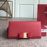 Ferragamo 6 colors Original Vara Family wallet 22A90 FH9071332