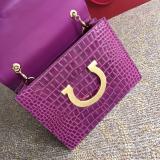 Ferragamo 5 colors Original Small Gancini Flap shoulder bag 21F893 FH9071304